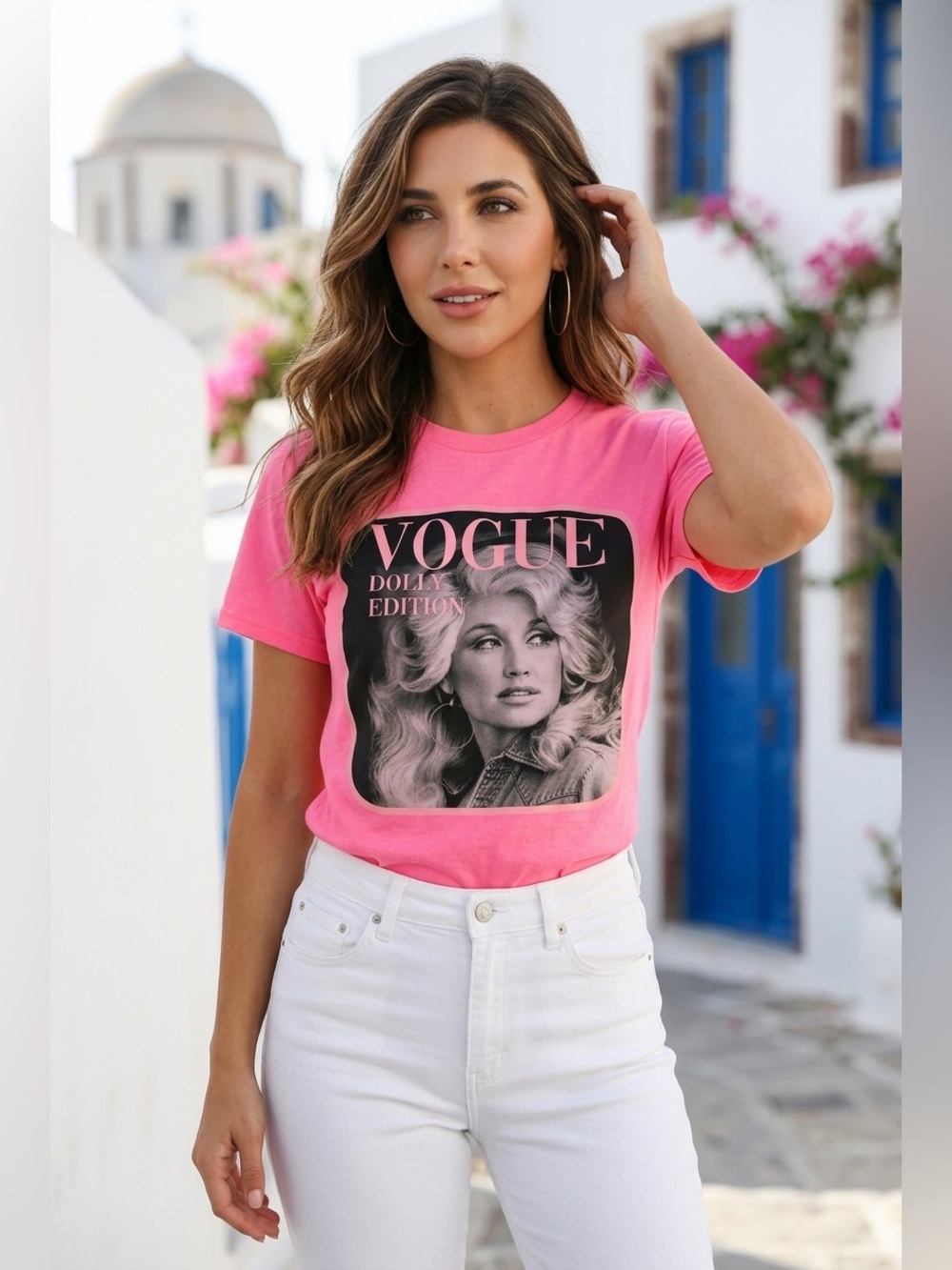 NWT Vogue Dolly Edition Graphic Tee - Pink
